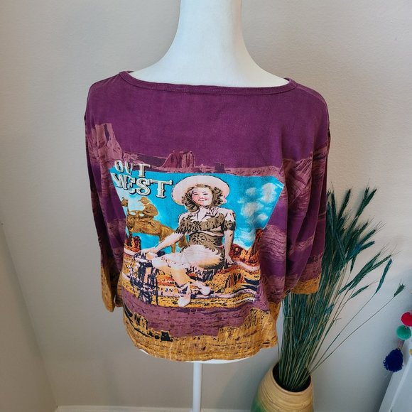 Out West Western Graphic and Beaded Tee - Picture 8 of 12